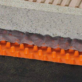 Accessoires | 100x100 cm | Natte de drainage Schlüter Troba-Plus 8mm