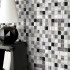 Mosaïque sur filet | 30x30 cm | Tilestone Tring Alu