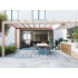 Carrelage extérieur en céramique | 60x60 cm | Tilestone CerBlue Dark Pattern