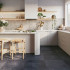 Carrelage en céramique sol et mur | 60x60 cm | Tilestone Condroz Anthracite