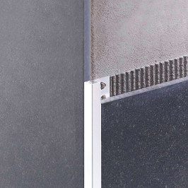 Profil | 0.8x270 cm | Alu Revêtement en poudre Blanc Pur, Carré