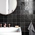 Carreaux muraux en céramique | 10x10 cm | Tilestone Zellige Black En Céramique