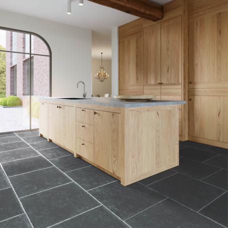 carrelage sol en céramique, carrelages sol, gris foncé-anthracite, imitation pierre naturelle pierre