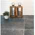 carrelage sol en céramique, carrelages sol, gris foncé-anthracite, imitation pierre naturelle pierre