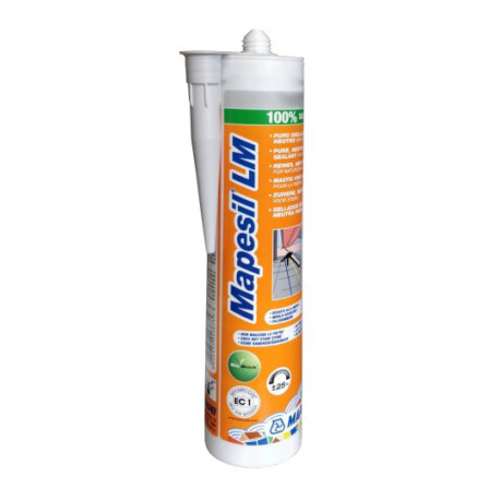 Kit silicone | 5x5 cm | Mapei Mapesil LM 999 - Transparant