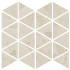 Mosaïque sur filet | 26x30 cm | Flakes Starlight Mosaico Triangoli