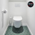Carrelage en céramique sol et mur | 10.1x11.6 cm | Kromatika Green Hexagon