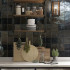 Carreaux muraux en céramique | 10x10 cm | Zellige Manara Clay Berber Black
