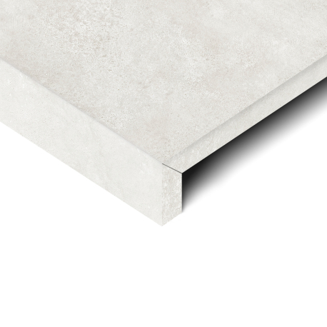 Margelle de piscine en céramique | 100x100 cm | Tilestone Beton Ciré Blanc