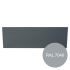 Profil | 9x240 cm | Buzon Profilé de finition terrasse H90mm Gris