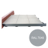 Profil | 14x240 cm | Buzon Profilé de finition terrasse H140mm Gris