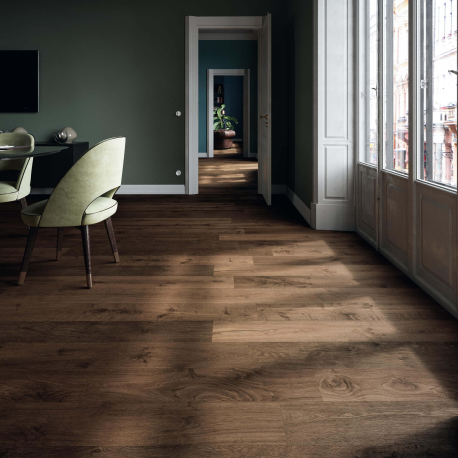 Carrelage imitation parquet | 18.5x150 cm | Tilestone Heartland Moka