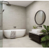 Mosaïque sur filet | 30x60 cm | Tilestone Subway Crete Mink Mosaïque