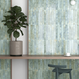 Carreaux muraux en céramique | 5x40 cm | Bali Aqua
