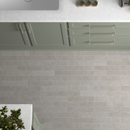Carrelage en céramique sol et mur | 6x30 cm | Stage Grey