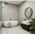 Mosaïque sur filet | 30x60 cm | Tilestone Subway Crete Grey Mosaïque
