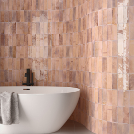 Carreaux muraux en céramique | 6.5x20 cm | Hanoi Pink