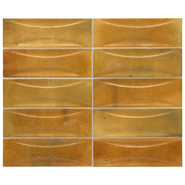 Carreaux muraux en céramique | 6.5x20 cm | Hanoi Caramel Arco