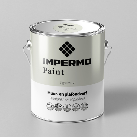 Peinture | 18x20 cm | Mur & Plafond - Impermo Paint - Light Ivory