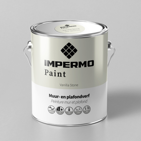 Peinture | 18x20 cm | Mur & Plafond - Impermo Paint - Vanilla Stone