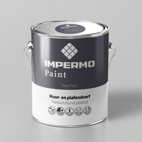 Peinture | 18x20 cm | Mur & Plafond - Impermo Paint - Deep Plum