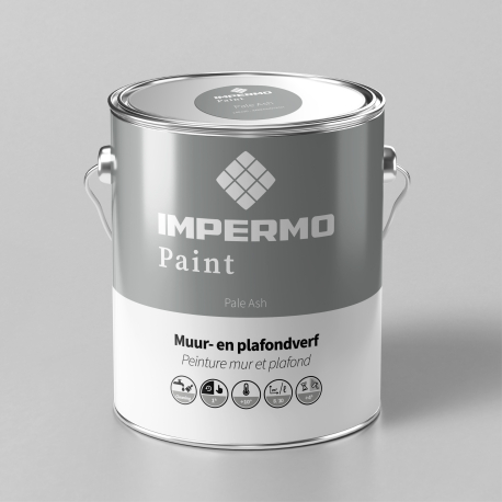 Peinture | 18x20 cm | Mur & Plafond - Impermo Paint - Pale Ash