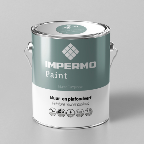 Peinture | 18x20 cm | Mur & Plafond - Impermo Paint - Muted Turquoise