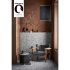 Carrelage en céramique sol et mur | 90x90 cm | vtwonen Terrazzo Lead Flakes
