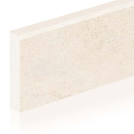 Plinthes en céramique | 8x60 cm | Tilestone Novalux Crosscut Bone