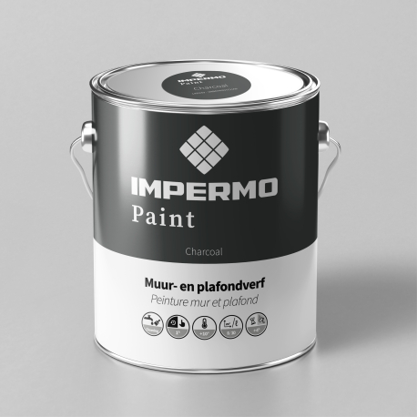 Peinture | 18x20 cm | Mur & Plafond - Impermo Paint - Charcoal