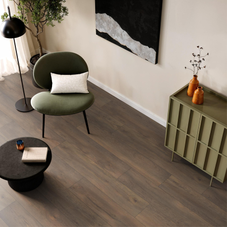 Parquet stratifié à clipser | 24.2x138 cm | vtwonen Wide Brown Oak
