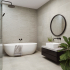 Carrelage en céramique sol et mur | 30x60 cm | Tilestone Subway Crete Grey