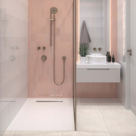 Carrelage de douche | 90x135 cm | Shower White Carrelage de douche | 90x135 cm | Shower White
