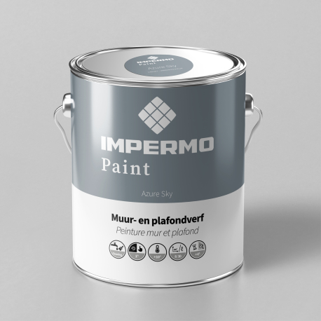 Peinture | 18x20 cm | Mur & Plafond - Impermo Paint - Azure Sky