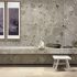 Plaque murale en céramique XXL | 120x270 cm | Marmo Breccia Mocca