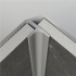 Profil | 2.78x280 cm | Premium Profil d'angle intérieur Argent