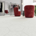 Carrelage en céramique sol et mur | 32x36.8 cm | DNA Terrazzo White