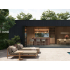 Revêtement de Façade | 21.9x290 cm | Kit pour 5,8m² - Panneau mural Outdoor Classic Black