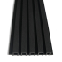 Revêtement de Façade | 290x168 cm | Kit pour 4,95m² - Panneau mural Outdoor Premium Black