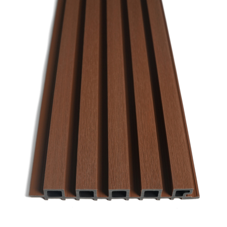 Revêtement de Façade | 290x168 cm | Kit pour 4,95m² - Panneau mural Outdoor Premium Walnut