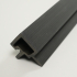 Profil | 4.95x290 cm | Panneau mural Outdoor Classic Black Profilé d'angle Gauche