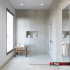 Carrelage en céramique sol et mur | 60x60 cm | Tilestone Arc Bone