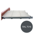 Profil | 8x240 cm | Buzon Profilé de finition terrasse H80mm Antracite
