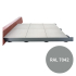 Profil | 13x240 cm | Buzon Profilé de finition terrasse H130mm Gris