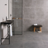Carrelage en céramique sol et mur | 90x90 cm | Tilestone Concrete Blue Stone Black