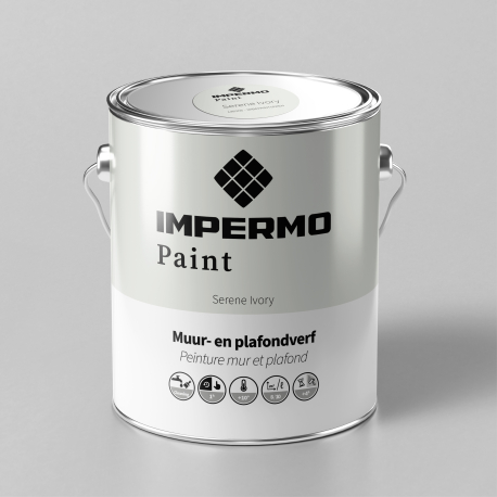 Peinture | 18x20 cm | Mur & Plafond - Impermo Paint - Serene Ivory