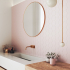 Carrelage en céramique sol et mur | 10.1x11.6 cm | Kromatika Rose Hexagon