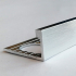 Profil | 2.5x270 cm | Profilé en L aluminium brossé argent 