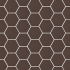 Carrelage en céramique sol et mur | 10.1x11.6 cm | Kromatika Brown Hexagon