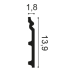 Plinthes en PVC | 13.8x200 cm | Orac Decor Contour